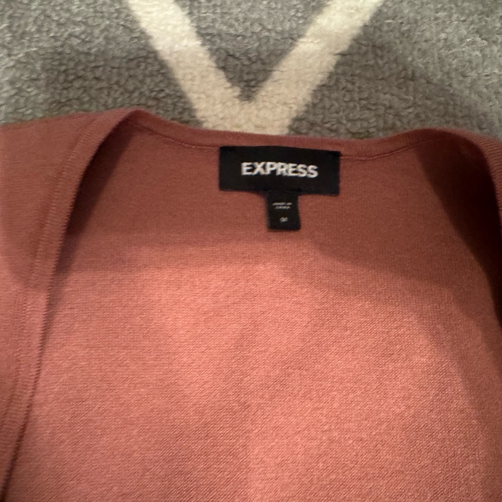 Express Dusty Rose Women's Blazer - Picture 3 of 3